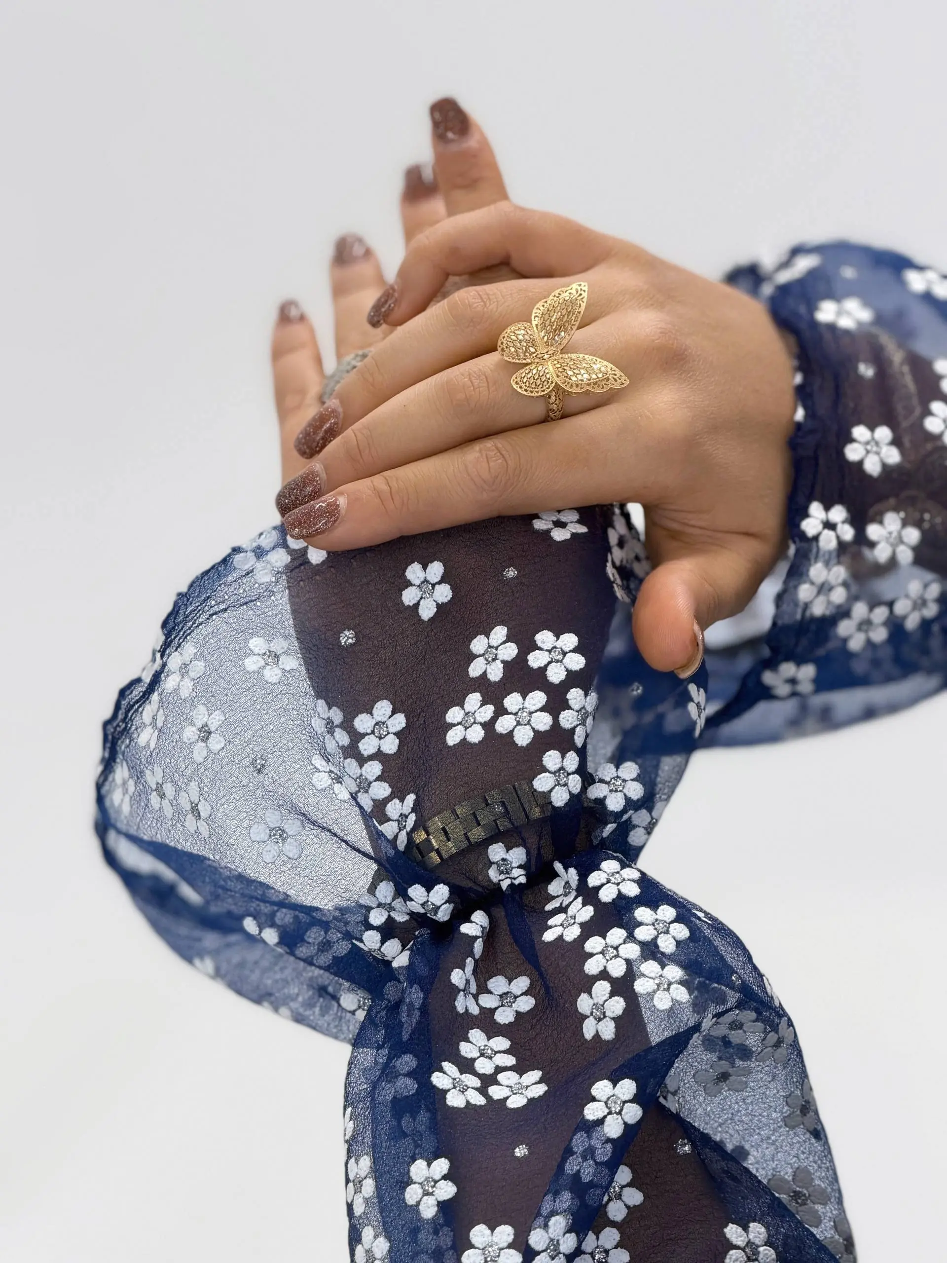 3844-پیراهن ماکسی بابونه